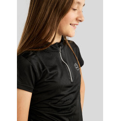 Polo Montar Junior Everly maniche corte Nero Polo Montar Junior Everly maniche corte Nero