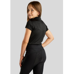 Polo Montar Junior Everly maniche corte Nero Polo Montar Junior Everly maniche corte Nero