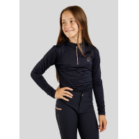 Polo Montar Everly bambino maniche lunghe rosa oro Marina