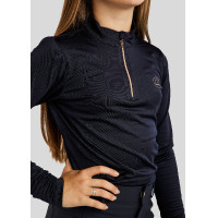 Polo Montar Everly bambino maniche lunghe rosa oro Nero Polo Montar Everly bambino maniche lunghe rosa oro Nero
