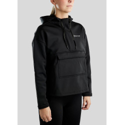Anorak Montar con zip a un quarto, tasca e cappuccio da donna