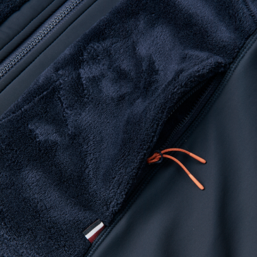 Gilet senza maniche Kingsland in pile corallo da donna KLVania Marina Blu marino