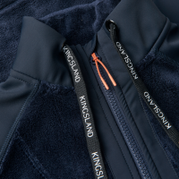 Gilet senza maniche Kingsland in pile corallo da donna KLVania Marina Blu marino