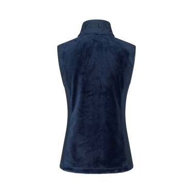 Gilet senza maniche Kingsland in pile corallo da donna KLVania Marina Blu marino