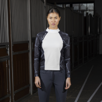 Maglia da concorso Kingsland donna KLVea maniche lunghe Marina Blu marino