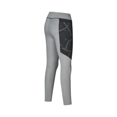 Leggings Kingsland full grip donna KLVea Ferro battuto grigio
