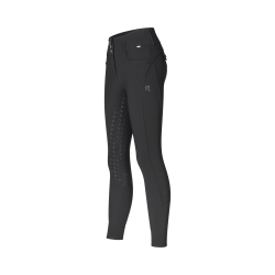 Pantaloni Kingsland full grip a vita media da donna KLKimi A-Shape Nero Pantaloni Kingsland full grip a vita media da donna KLKimi A-Shape Nero