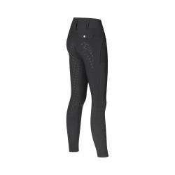 Pantaloni Kingsland full grip a vita media da donna KLKimi A-Shape Nero Pantaloni Kingsland full grip a vita media da donna KLKimi A-Shape Nero
