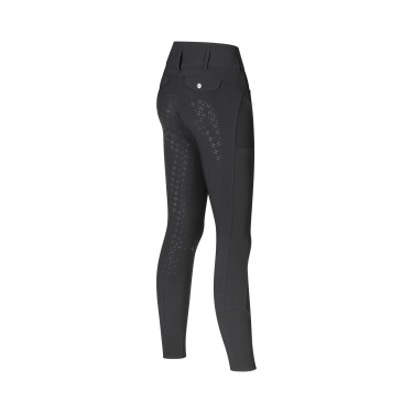 Pantaloni Kingsland full grip a vita media da donna KLKimi A-Shape Nero Pantaloni Kingsland full grip a vita media da donna KLKimi A-Shape Nero