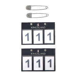 Porta numero Kingsland 3 tasche venduto in confezione da 2 Marina Blu marino