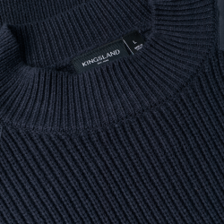 Maglione lavorato a maglia da uomo Kingsland KLVas Marina Blu marino