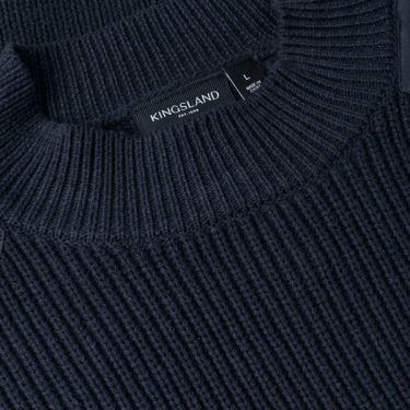 Maglione lavorato a maglia da uomo Kingsland KLVas Marina Blu marino