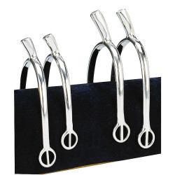 Speroni Feeling Prince de Galles con rialzo e passanti arrotondati in acciaio inox Speroni Feeling Prince de Galles con rialzo e passanti arrotondati in acciaio inox