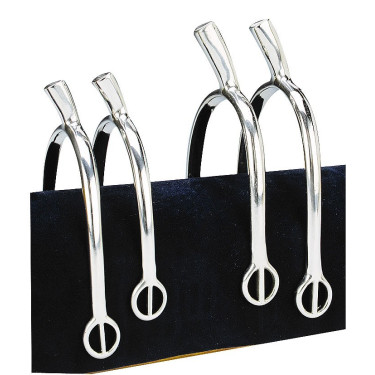 Speroni Feeling Prince de Galles con rialzo e passanti arrotondati in acciaio inox Speroni Feeling Prince de Galles con rialzo e passanti arrotondati in acciaio inox