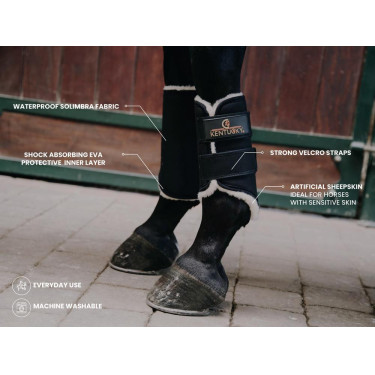 Stinchiere anteriori chiuse Solimbra Kentucky Nero