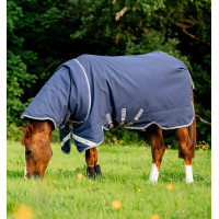 Coperta Horseware Rhino Plus Vari-Layer 450g Nero / grigio titanio / blu classico