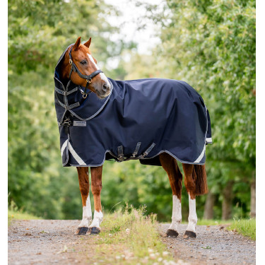 Coperta Horseware Rambo Supreme Turnout Vari-layer 1680D 250g Marino / temporale / grigio argento Coperta Horseware Rambo Supreme Turnout Vari-layer 1680D 250g Marino / temporale / grigio argento