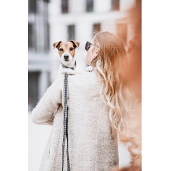 Guinzaglio per cane Pied-de-poule Kentucky Nero