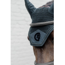 Briglia Dy'on collezione D capezzina combinata intrecciata Nero