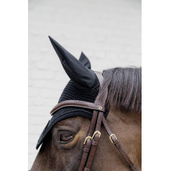 Briglia Dy'on collezione D capezzina combinata intrecciata con Pull Back Marrone