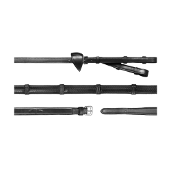 Redini Dy'on collezione New English A Alliances Gomma 1/2" Con 7 Fermagli Nero