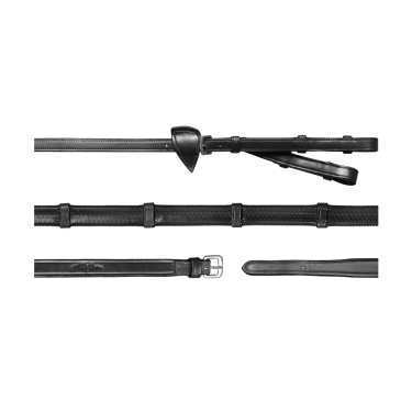 Redini Dy'on collezione New English A Alliances Gomma 1/2" Con 7 Fermagli Nero