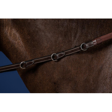 Redini Howlett Dy'on 3 "D" in gomma 1/2'' con 7 fermagli Marrone Redini Howlett Dy'on 3 "D" in gomma 1/2'' con 7 fermagli Marrone