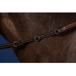 Redini Howlett Dy'on 3 "D" in gomma 1/2'' con 7 fermagli Marrone