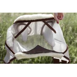 Maschere antimosche Kentucky Skin Friendly con orecchie Argento