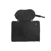 Sotto Fascia da Scuderia e da Trasporto con Protezione del Garretto Kentucky Nero Sotto Fascia da Scuderia e da Trasporto con Protezione del Garretto Kentucky Nero