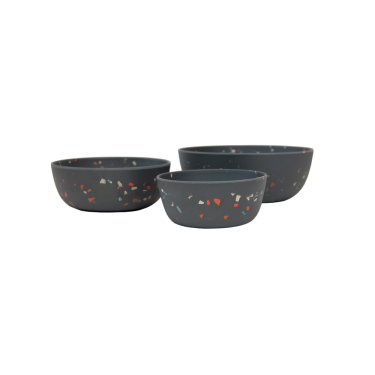 Ciotola per cane Bamboo Terrazzo Kentucky Grigio