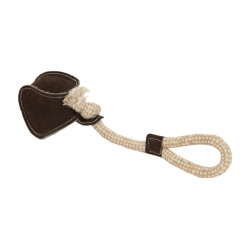 Giocattolo per cane Cotton Rope Baseball Kentucky Marrone