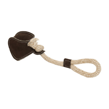 Giocattolo per cane Cotton Rope Baseball Kentucky Marrone