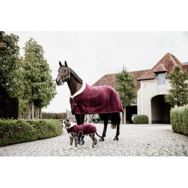Cappotto per cane Heavy Fleece Kentucky Bordeaux