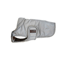 Cappotto per cane Kentucky riflettente e idrorepellente con protezione ventrale Argento Cappotto per cane Kentucky riflettente e idrorepellente con protezione ventrale Argento