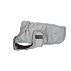 Cappotto per cane Kentucky riflettente e idrorepellente con protezione ventrale Argento