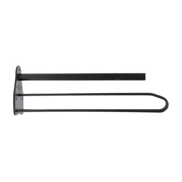 Porta sella in metallo con supporto per sottosella Grooming Deluxe by Kentucky Nero