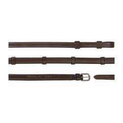 Redini da briglia Working by Dy'on tutto cuoio con 7 fermagli 5/8" Marrone