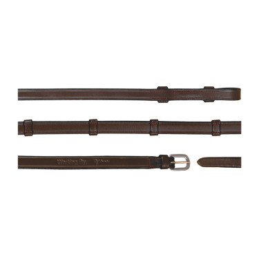 Redini da briglia Working by Dy'on tutto cuoio con 7 fermagli 5/8" Marrone