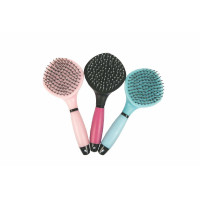 Spazzola per crini con manico in gel HKM Casuale Arancione Spazzola per crini con manico in gel HKM Casuale Arancione