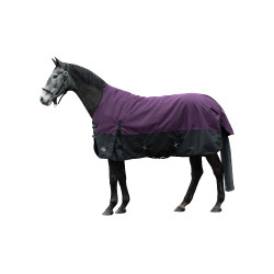Coperta highneck HKM Glasgow 1200D 100g Prugna / nero Viola Coperta highneck HKM Glasgow 1200D 100g Prugna / nero Viola