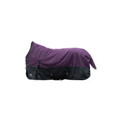 Coperta highneck HKM Glasgow 1200D fodera in pile Prugna / nero Viola Coperta highneck HKM Glasgow 1200D fodera in pile Prugna / nero Viola