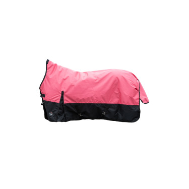 Coperta highneck HKM Norwich 600D 100g Corallo / nero Rosso Coperta highneck HKM Norwich 600D 100g Corallo / nero Rosso