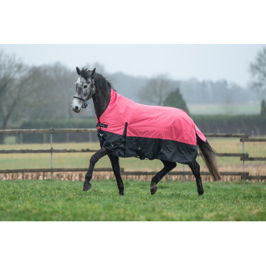 Coperta highneck HKM Norwich 600D 100g Corallo / nero Rosso Coperta highneck HKM Norwich 600D 100g Corallo / nero Rosso