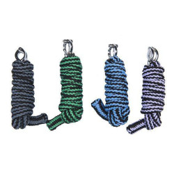 Lunga intrecciata con moschettone antipanico HKM Lunga intrecciata con moschettone antipanico HKM