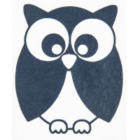 Toppa termoadesiva gufo HKM Blu navy ps film