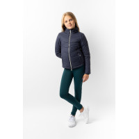Giacca da equitazione imbottita per bambini Horze Astrid Blu polare Blu marino Giacca da equitazione imbottita per bambini Horze Astrid Blu polare Blu marino