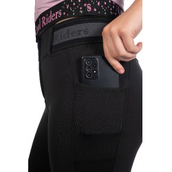 Pantaloni da donna Hailey fondo 1/1 in silicone HKM Nero