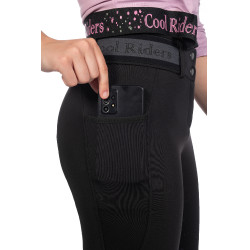 Pantaloni da donna Hailey fondo 1/1 in silicone HKM Nero