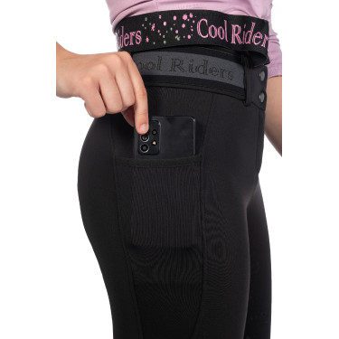 Pantaloni da donna Hailey fondo 1/1 in silicone HKM Nero